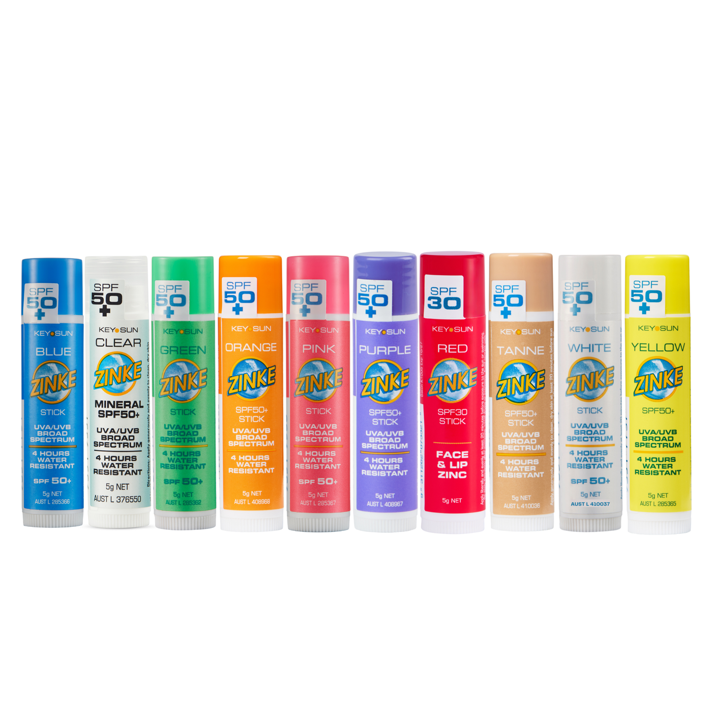 Key Sun Zinke Sticks 5g SPF 50+